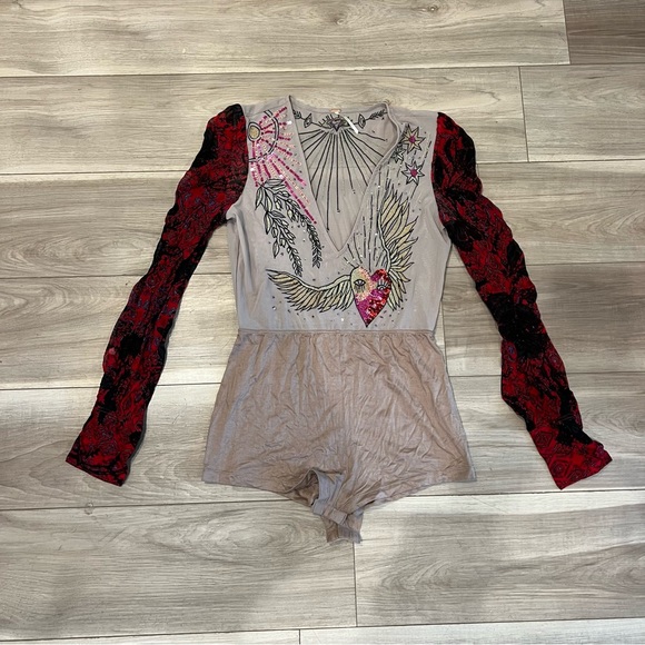 RARE | Free People Bali THROUGH THE FLOWERS Set Embellished Sequin - Picture 7 of 10